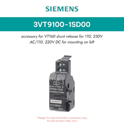 SIEMENS SHUNT RELEASE 3VT9100-1SD00