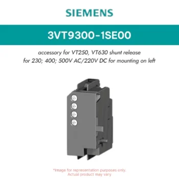 Siemens SHUNT RELEASE FOR 3VT2-3 230-500VAC/220VDC
