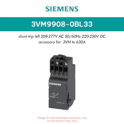 SIEMENS SHUNT TRIP 3VM9908-0BL33