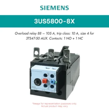 Siemens 3US5 88-105A size 4 for 3TS47-50 , 1NO+1NC