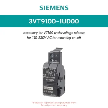 Siemens 3VT9100-1UD00 accessory for VT160 undervoltage release for 110 230V AC for mounting on left