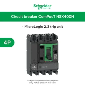 Schneider Circuit breaker ComPacT NSX400N 50kA MicroLogic 2.3 4P