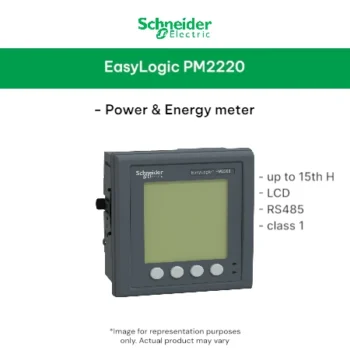 Schneider EasyLogic PM2220 - Power & Energy meter - up to 15th H - LCD - RS485 - class 1