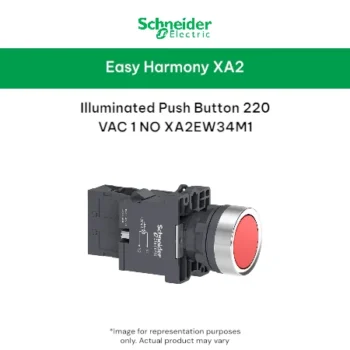 Schneider ILLUMINATED PUSHBUTTON XA2 RED 1NO