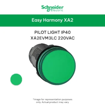 Schneider PILOT LIGHT MEDIUM XA2 GREEN 220VAC