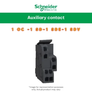 Schneider auxiliary contact – 1 OC or 1 SD or 1 SDE or 1 SDV