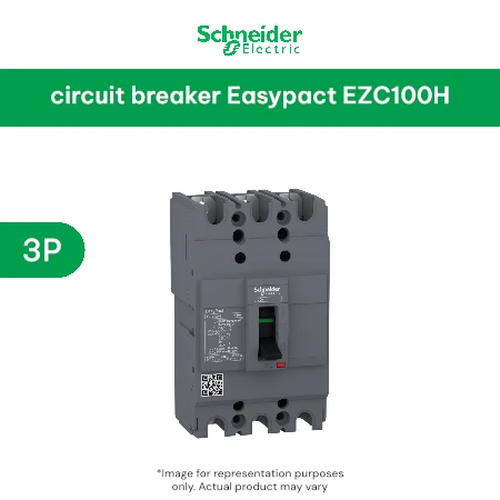 Schneider circuit breaker Easypact EZC100H 3P