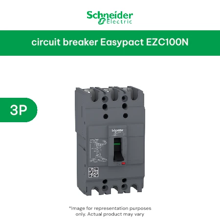 Schneider circuit breaker Easypact EZC100N 3P