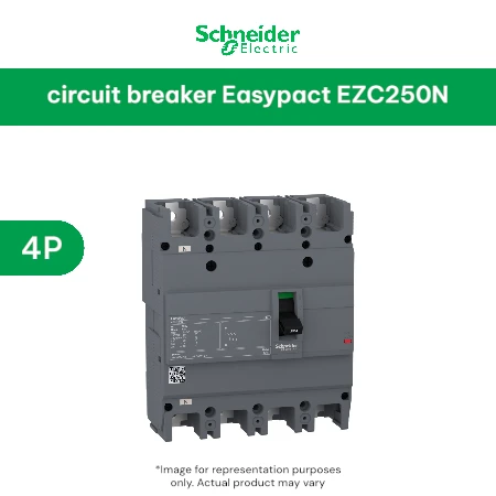 Schneider circuit breaker Easypact EZC250N 4P