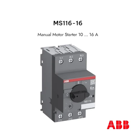 ABB MS116-16 Manual Motor Starter 10 ... 16 A