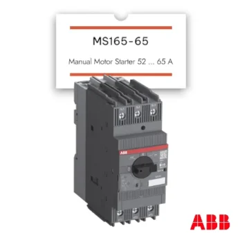 ABB  MS165-65 Manual Motor Starter 52 ... 65 A