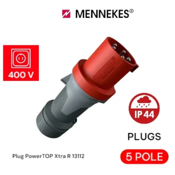 Plugs IP 44 Power-TOP 63A, 5P, 400V - MENNEKES