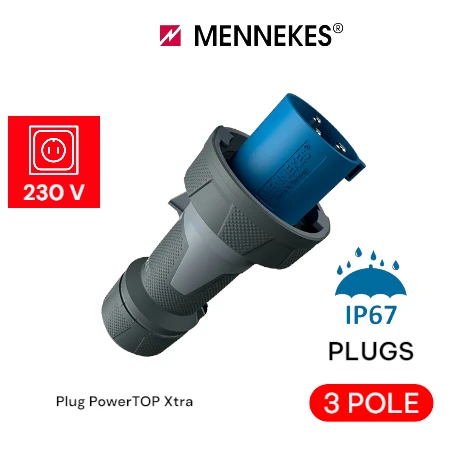 MENNEKES Plugs IP67 AM-TOP 3P 230V 63A-125A