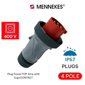 MENNEKES Plugs IP67 AM-TOP 4P 400V 16A-32A