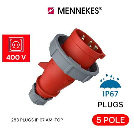 MENNEKES Plugs IP67 AM-TOP 5P 400V 288
