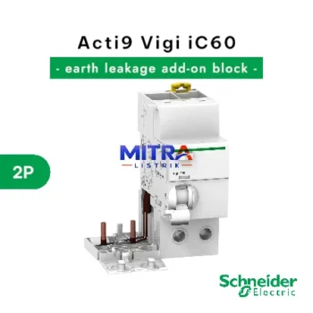 Schneider Acti 9 Schneider Electric Acti 9 Modul Vigi Tipe MCB iC60 -2P 63A 30mA - A9V41263