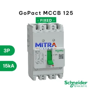 Schneider GOPACT MCCB 125 3P 15KA FIXED